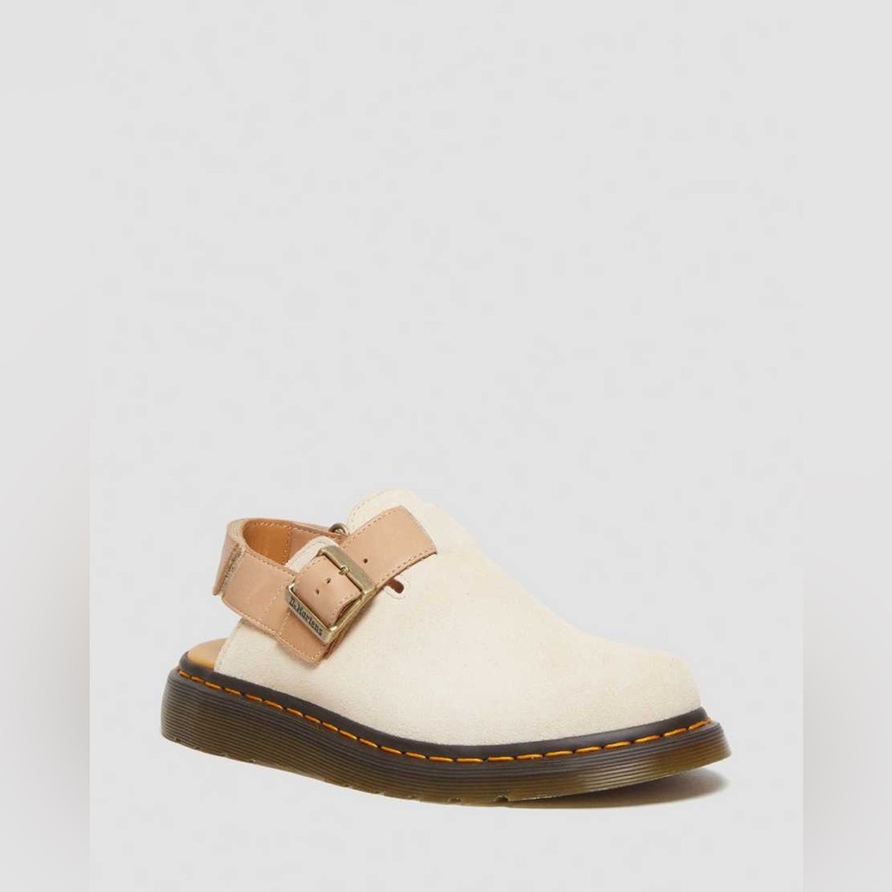 Dr. Martens JORGE II SUEDE & LEATHER SLINGBACK MULES